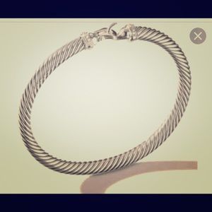 David Yurman Bracelet silver with diamonds